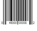 Barcode Image for UPC code 049300000082