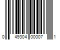 Barcode Image for UPC code 049304000071