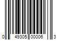 Barcode Image for UPC code 049305000063