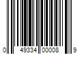 Barcode Image for UPC code 049334000089