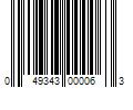 Barcode Image for UPC code 049343000063