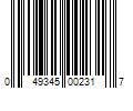 Barcode Image for UPC code 049345002317