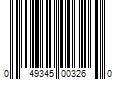 Barcode Image for UPC code 049345003260