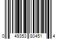 Barcode Image for UPC code 049353804514