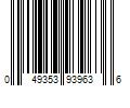 Barcode Image for UPC code 049353939636