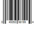 Barcode Image for UPC code 049353981994