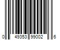 Barcode Image for UPC code 049353990026