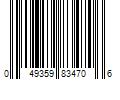 Barcode Image for UPC code 049359834706