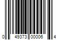 Barcode Image for UPC code 049373000064