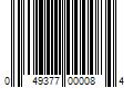 Barcode Image for UPC code 049377000084