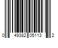 Barcode Image for UPC code 049382051132