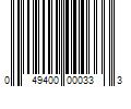 Barcode Image for UPC code 049400000333