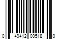 Barcode Image for UPC code 049412005180