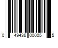 Barcode Image for UPC code 049436000055