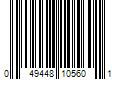 Barcode Image for UPC code 049448105601