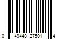 Barcode Image for UPC code 049448275014