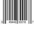 Barcode Image for UPC code 049448300167