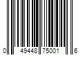 Barcode Image for UPC code 049448750016