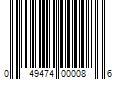 Barcode Image for UPC code 049474000086