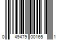 Barcode Image for UPC code 049479001651