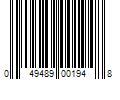 Barcode Image for UPC code 049489001948