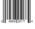 Barcode Image for UPC code 049508251774