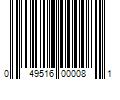 Barcode Image for UPC code 049516000081