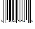 Barcode Image for UPC code 049540000040