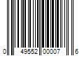 Barcode Image for UPC code 049552000076