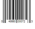 Barcode Image for UPC code 049560000723