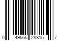 Barcode Image for UPC code 049565288157