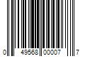 Barcode Image for UPC code 049568000077