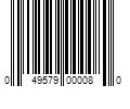 Barcode Image for UPC code 049579000080