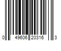 Barcode Image for UPC code 049606203163