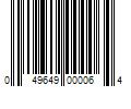 Barcode Image for UPC code 049649000064