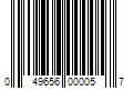 Barcode Image for UPC code 049656000057