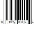 Barcode Image for UPC code 049659000054