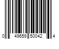 Barcode Image for UPC code 049659500424