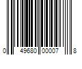 Barcode Image for UPC code 049680000078