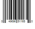 Barcode Image for UPC code 049696511650