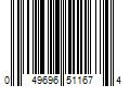 Barcode Image for UPC code 049696511674