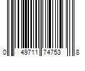 Barcode Image for UPC code 049711747538