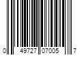 Barcode Image for UPC code 049727070057