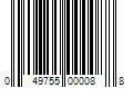 Barcode Image for UPC code 049755000088