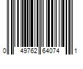 Barcode Image for UPC code 049762640741