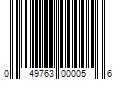 Barcode Image for UPC code 049763000056