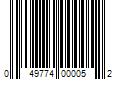 Barcode Image for UPC code 049774000052