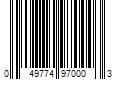 Barcode Image for UPC code 049774970003