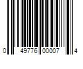 Barcode Image for UPC code 049776000074