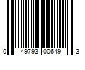 Barcode Image for UPC code 049793006493